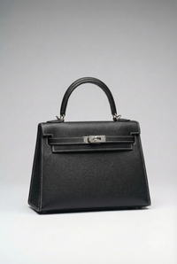 Black with Contrast Stitching